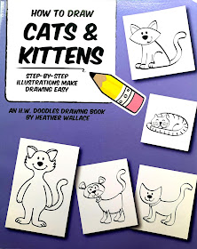 Feline Fiction on Fridays #117 at Amber's Library ©BionicBasil® How To Draw Cats and Kittens - Amber's Purrsonal Copy