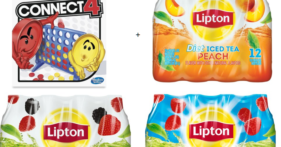24 Bottles Of 16 9oz Lipton Iced Tea Connect 4 Board Game Only 8 96 Free Pickup At Walmart Choose From Lipton White Raspberry Ice Tea Diet Peach Iced Tea Or Diet