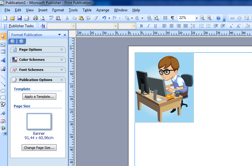 Cara Membuat Banner Dengan Microsoft Publisher Terbaru