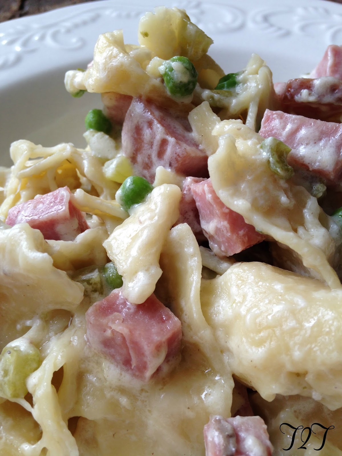 Turnips 2 Tangerines Creamy Ham and Swiss Noodle Bake