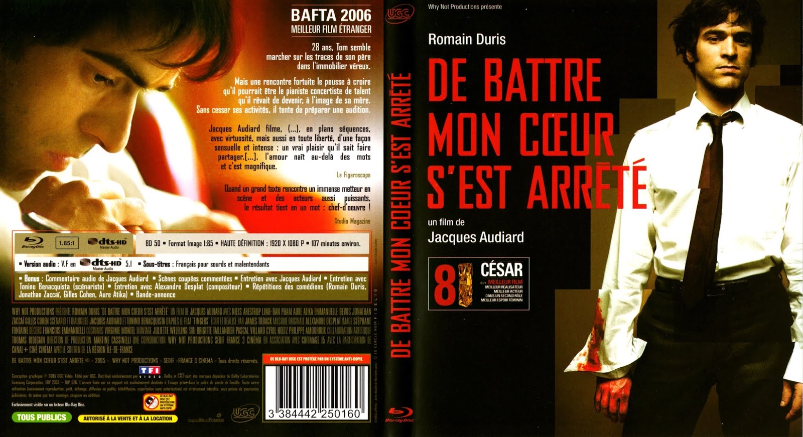 Mon Coeur De Battre S Est Arrêté BLU-RAY JAQUETTES BLU-RAY: De battre mon coeur s'est arreté