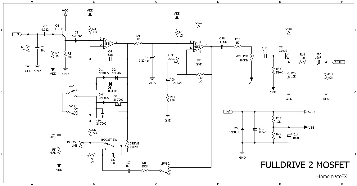 DIY Guitar Pedal Blog: Fulldrive (Deadringer)