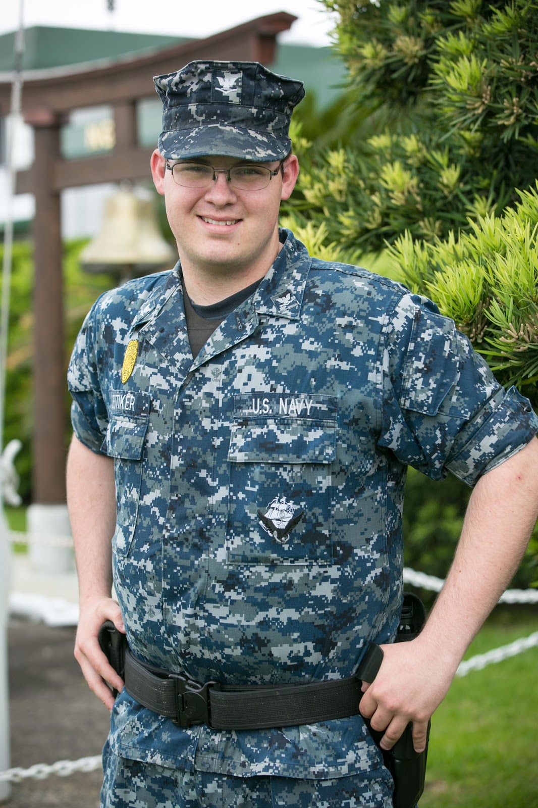 pecos texas native serving abroad in sasebo japan american navy master at arms a school