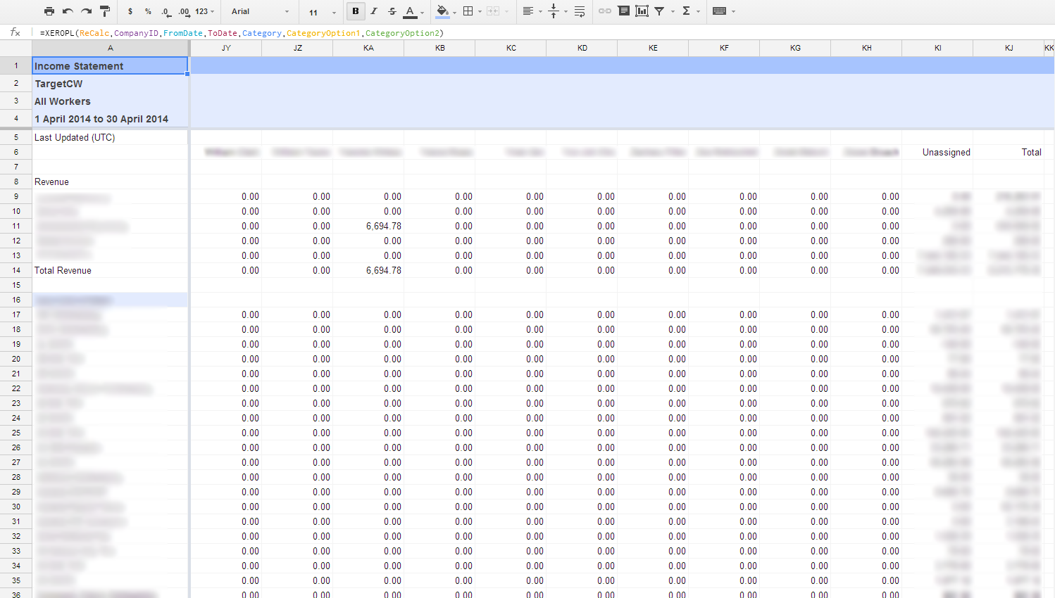 financial analysis template excel