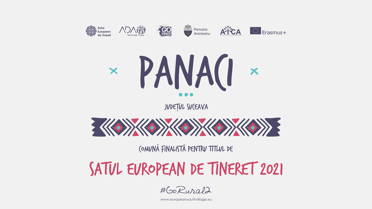 Comuna Panaci este finalistă pentru titlul de ”Sat European de Tineret