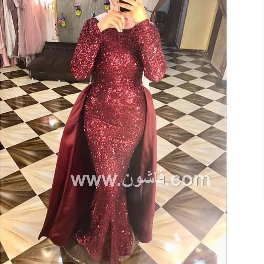 صور موديلات فساتين سواريه للمحجبات 2020 dresses soiree veiled 2020
