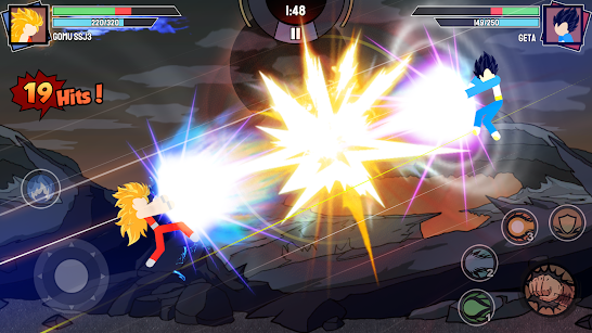 Stickman Warriors – Super Dragon Shadow Fight Apk Mod (Poder Infinito)