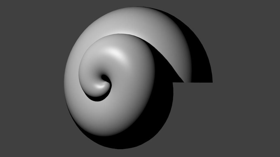 Motley Blender Modeling Snail Shell
