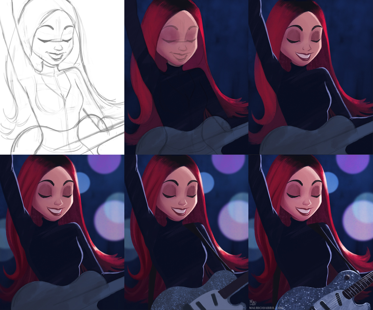 Mausketch The Art Of Mauricio Abril Shakira Pinup