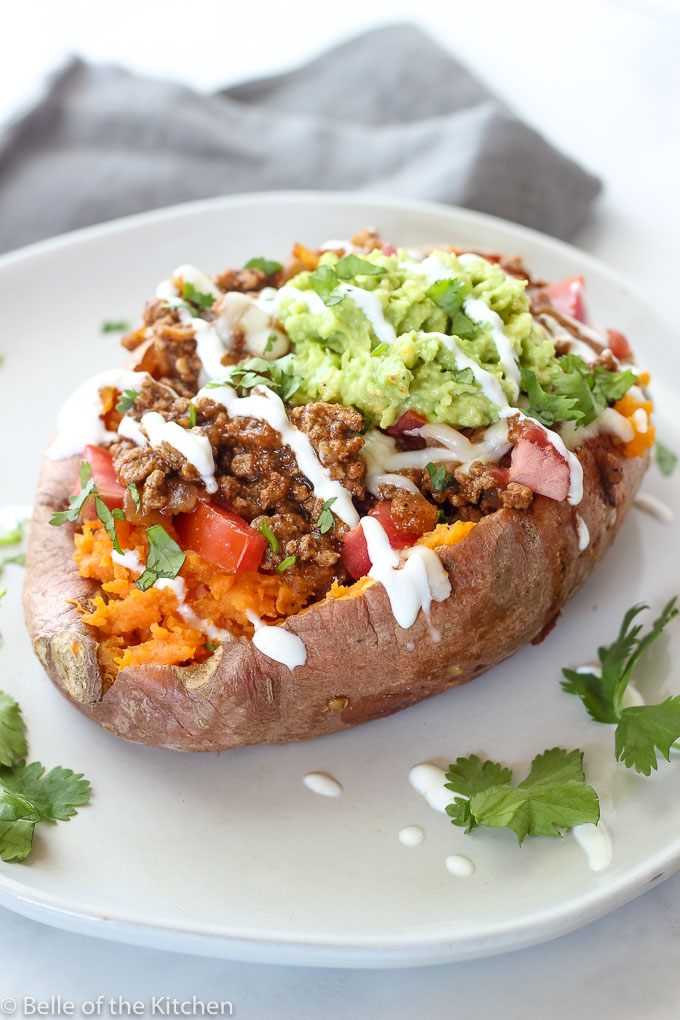 TACO STUFFED SWEET POTATOES CookToria