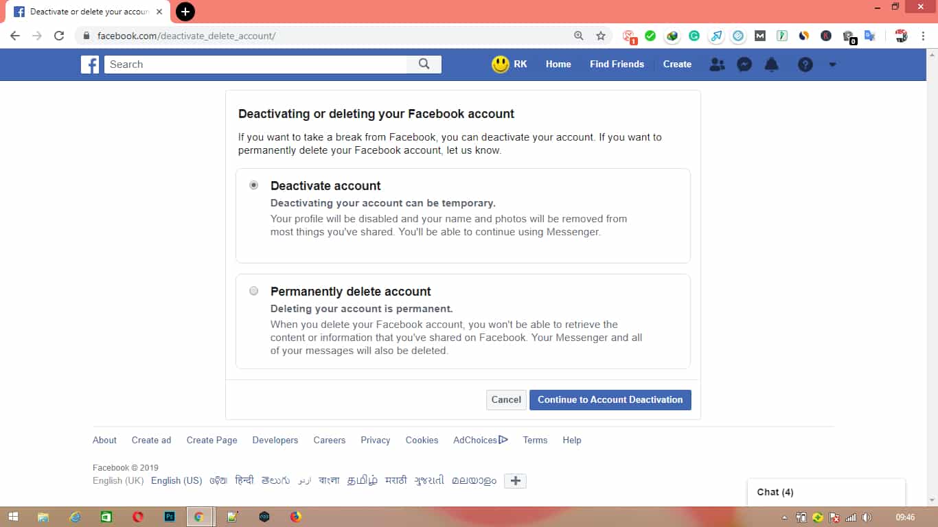 how to deactivate facebook account temporarily step by step how to deactivate facebook account temporarily step by step