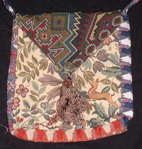 bags made from upholstery fabric