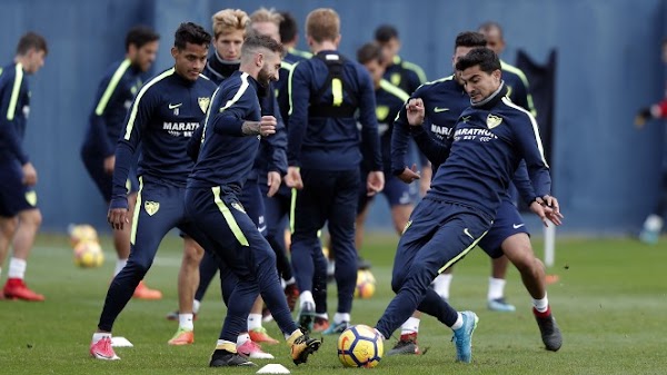 Málaga, hoy entrenamiento a las 10:30 horas