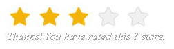 jquery 5 star rating system