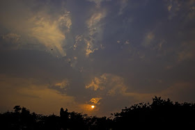 sun rays, clouds, evening, skywatch, sky, bandra, mumbai, incredible india