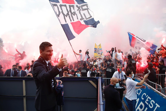 Lionel Messi at PSG photos