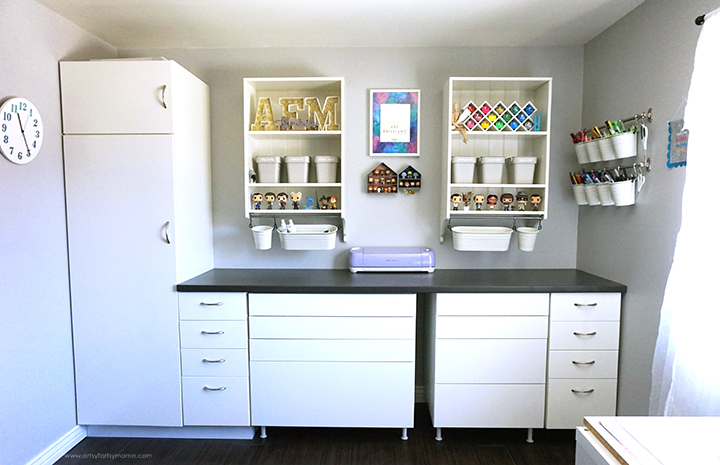 Kids Craft Organization: Art Room Craft Closet Storage - Caitlin Marie  Design