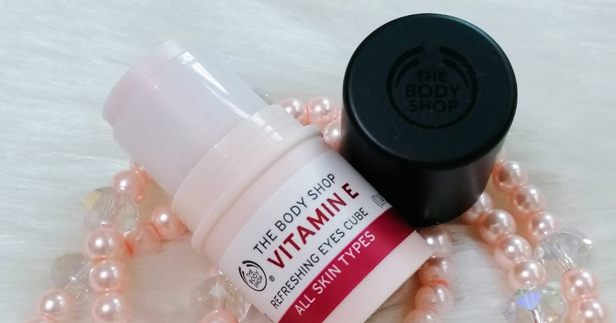 Lucky Citrine Review The Body Shop Vitamin E Refreshing Eyes Cube