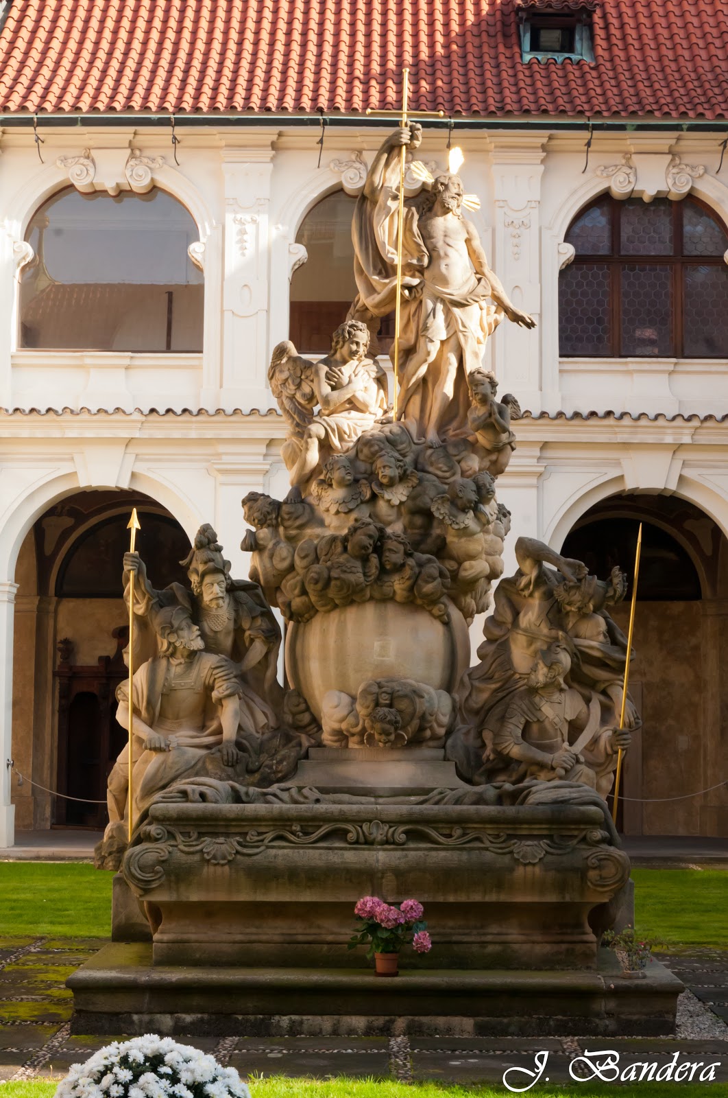 Las Fotografías de Bandera La Iglesia de Ntra. Sra. de Loreto en Praga