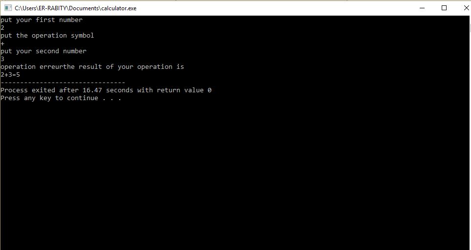 calculator code In C++ كود الة حاسبة بلغة سي بلس بلس IT بالعربي