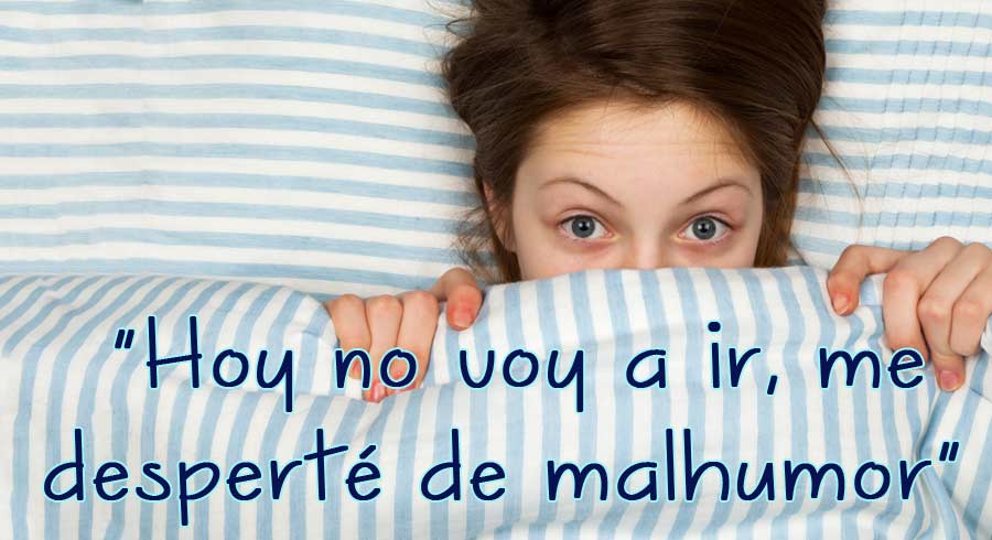 ¡Me levanté con el pie izquierdo! ¡Me levanté con el pie izquierdo!
