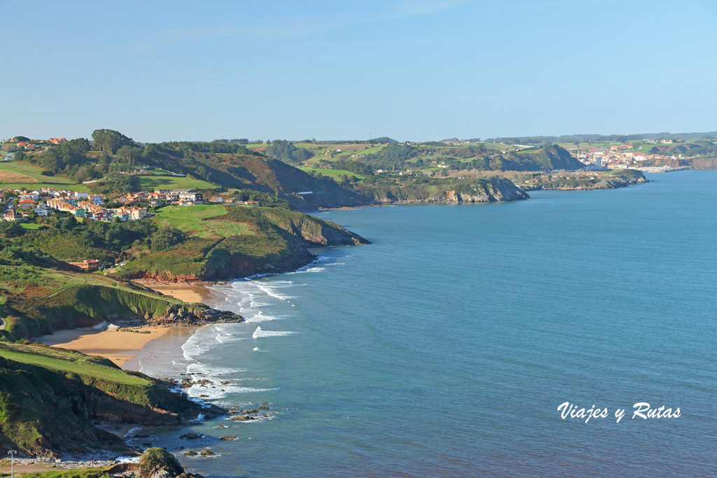 Vistas desde el Parque arqueologico Campa Torres, Gijón