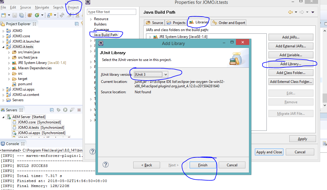 AEM/CQ5 Configuration of AEM Plugin for Eclipse