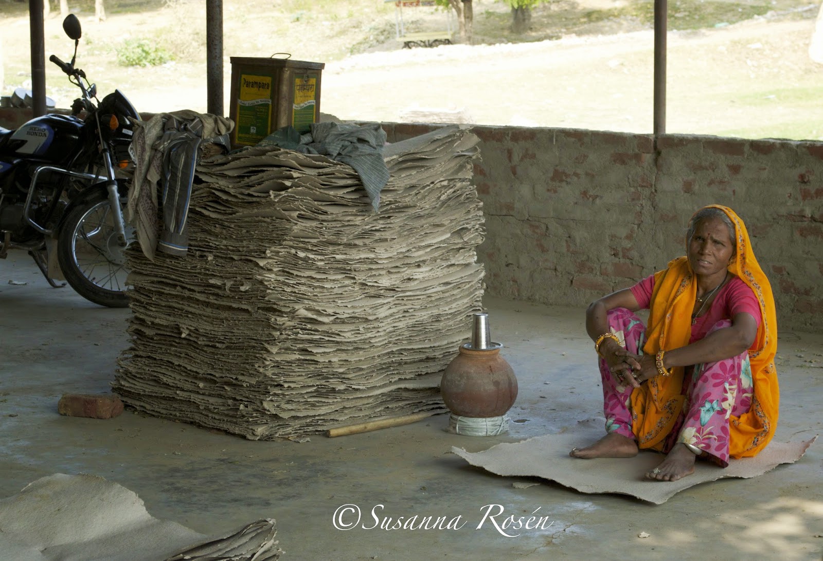 The House of Susanna / my life in India Handmade paper in Sanganer