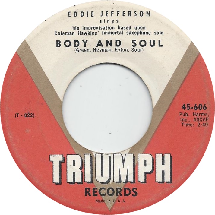 FROM THE VAULTS Eddie Jefferson born 3 August 1918