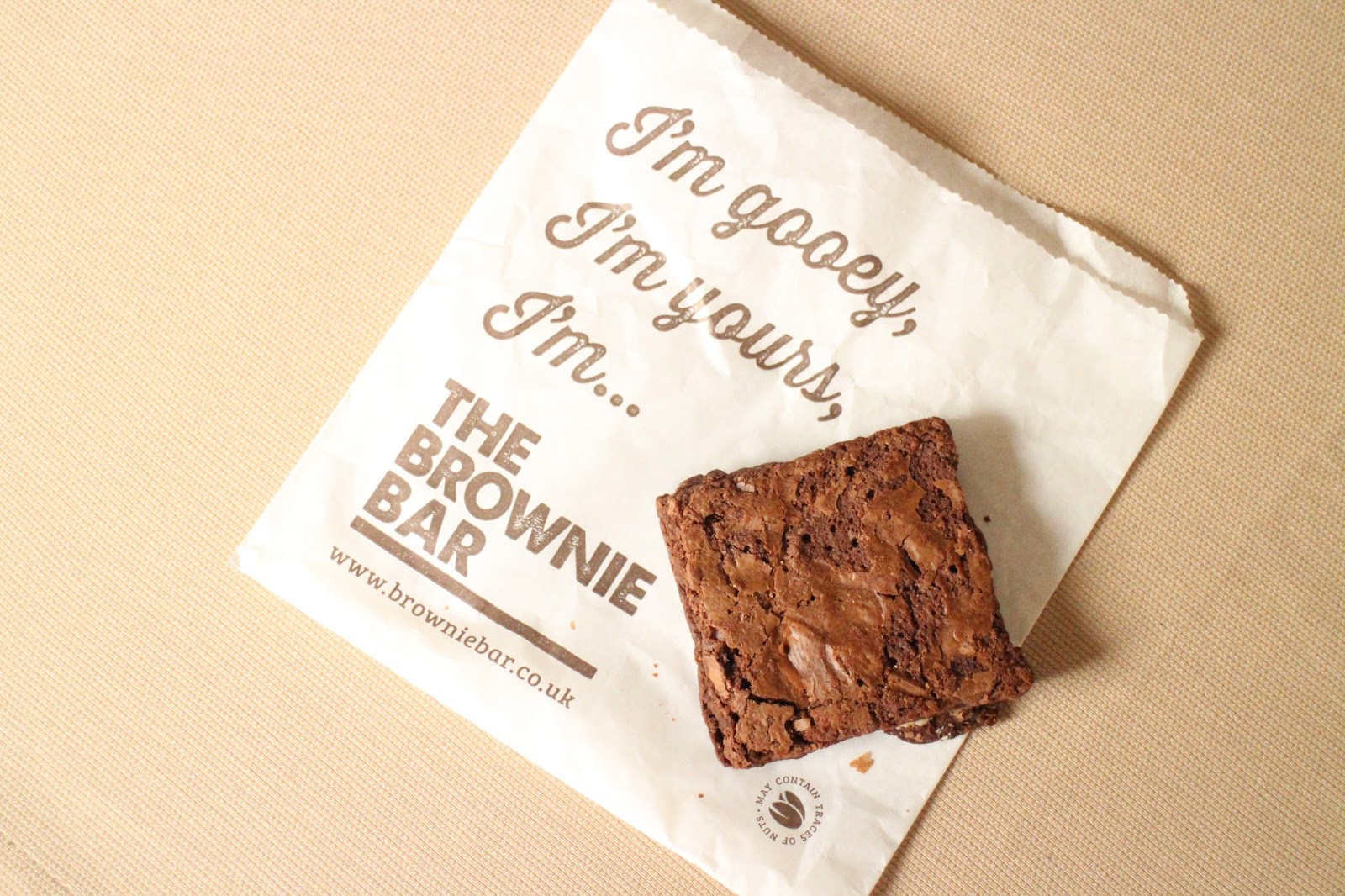 Hannah's Gluten Free The Brownie Bar Gluten free Triple Chocolate