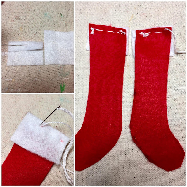 Creating with Joy Miniature Stocking Candy Cane Holder