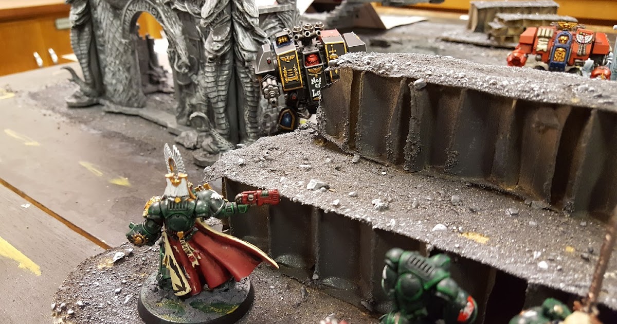 Battle Summary Dark Angels vs. Blood Angel Dreadnought Party