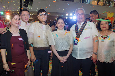 Lei worn by Guest of Honors Special rainbow lei created for Guest of Honors of SM Megamall's event