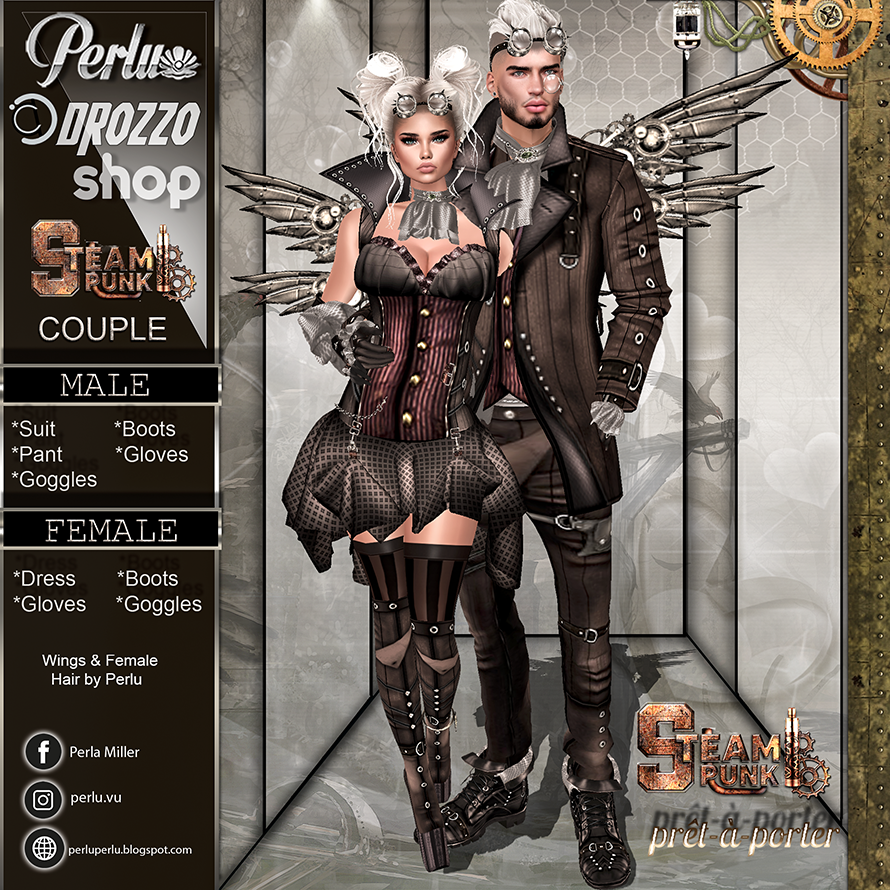 STEAMPUNK COUPLE BUNDLE - PERLU & DROZZO SHOP