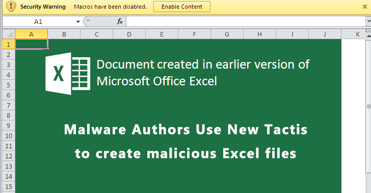 Malware Authors Create Malicious Excel Documents Using the .NET library to Bypass Security Checks