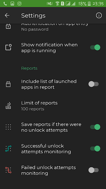 Failed unlock attempts monitoring. Failed unlock attempts monitoring.