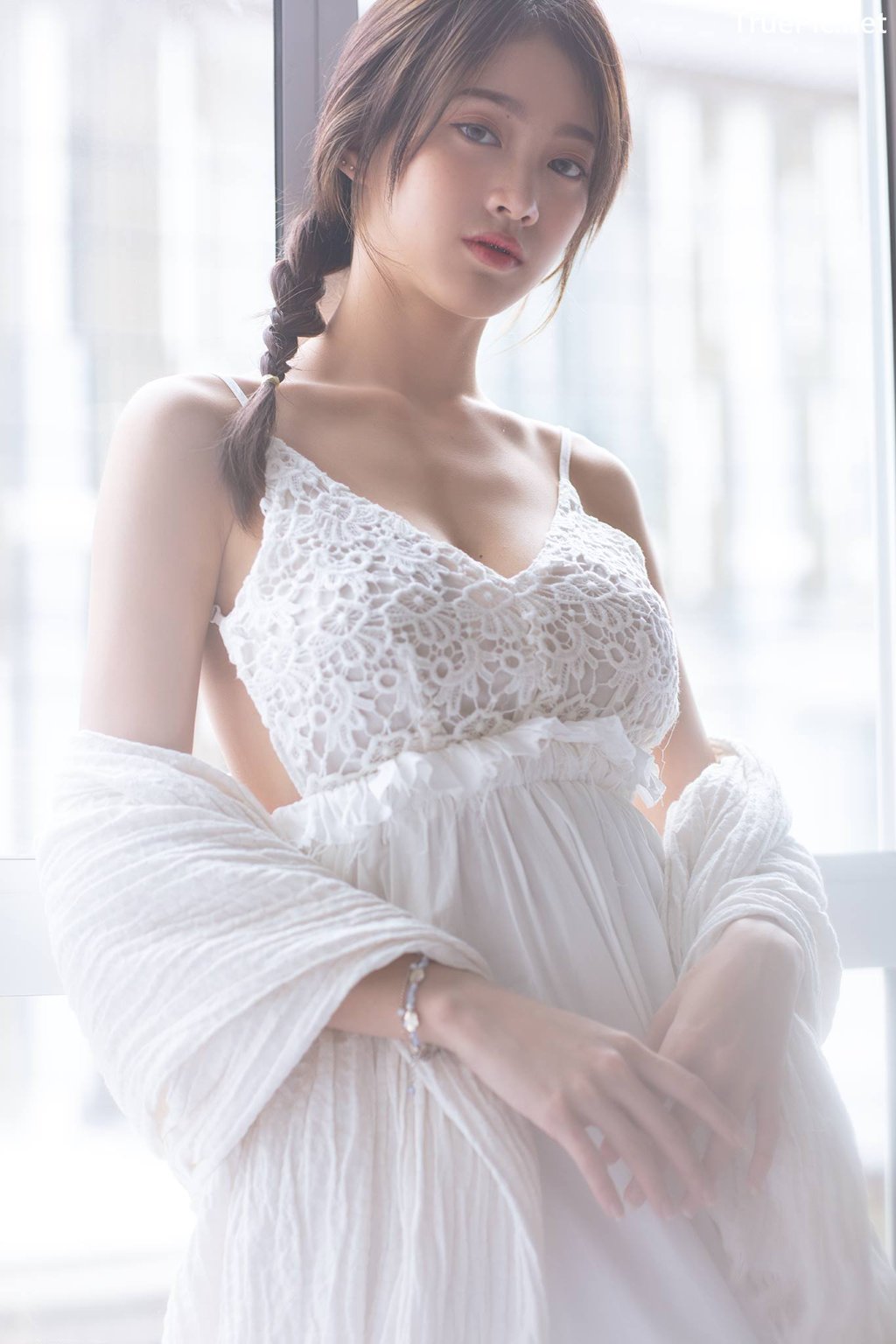 Image Thailand Model - Pimploy Chitranapawong - Beautiful In White - TruePic.net - Picture-26
