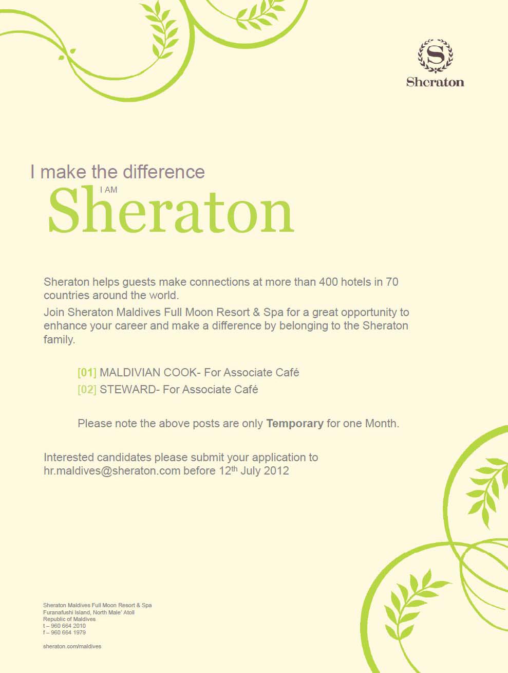 Job Maldives Fresh Jobs in Maldives Canteen Cook jobs in Maldives