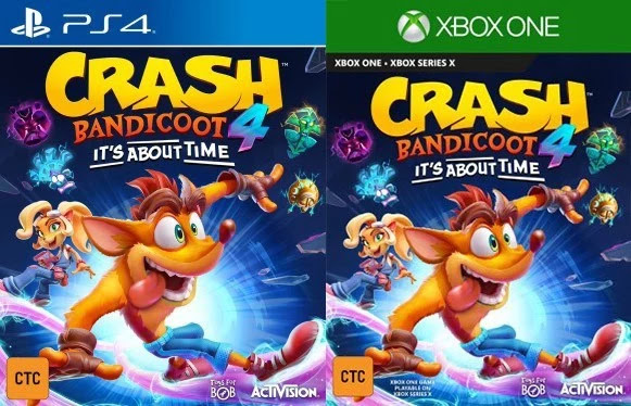 تسريب غلاف لعبة Crash Bandicoot 4 It's About Time و هذه أول التفاصيل عن القصة 