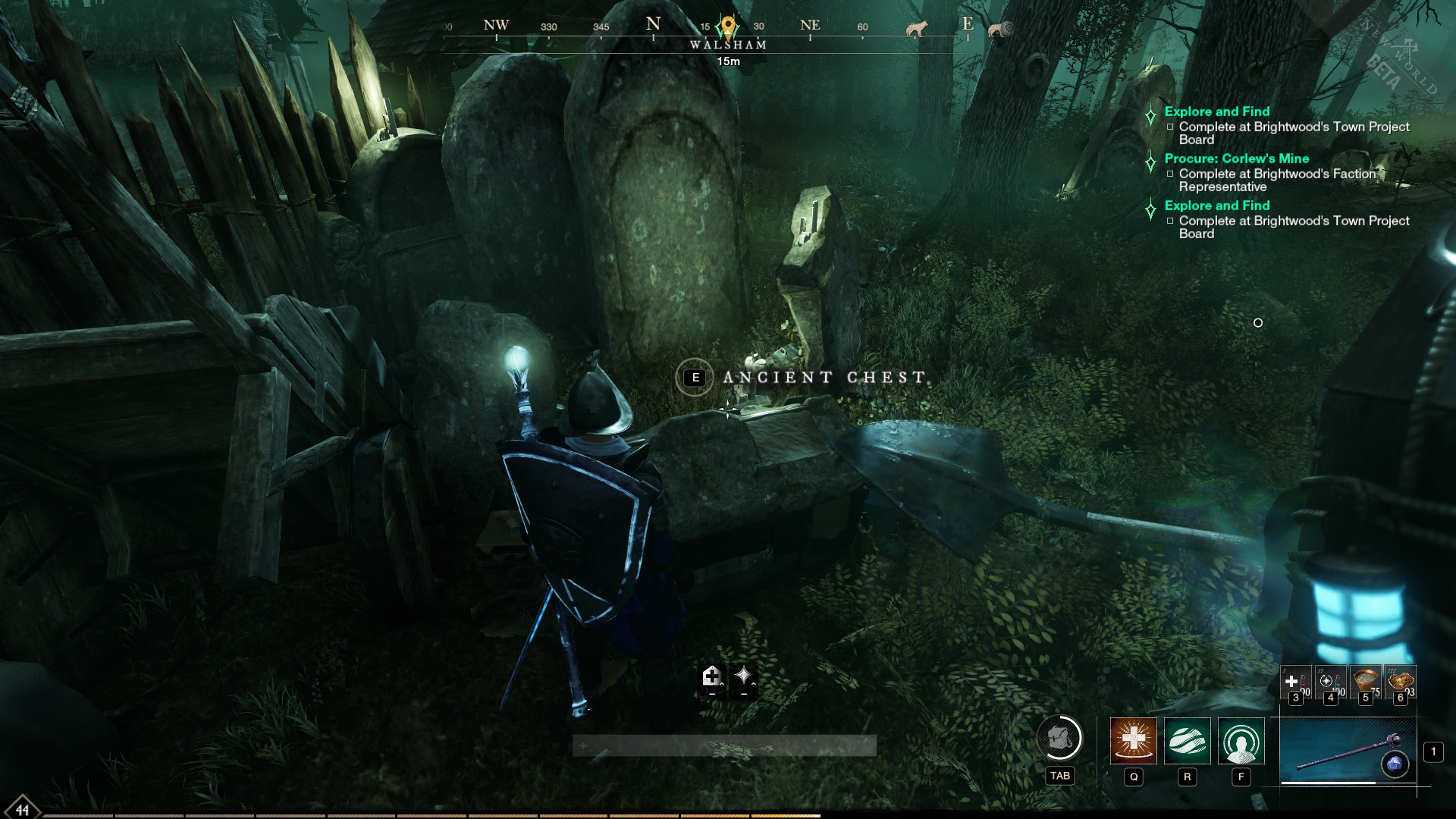 New World Walsham chest locations