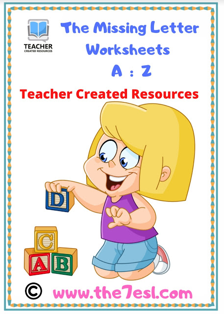 The Missing Letter Worksheets A : Z