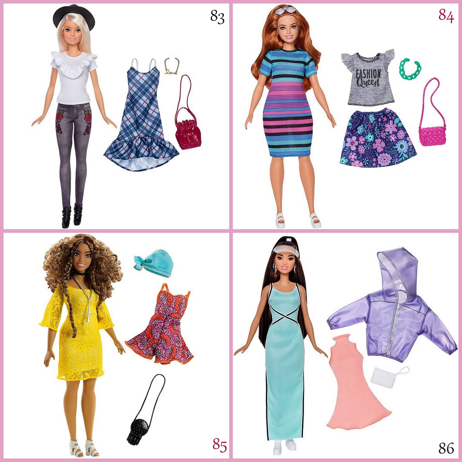muñecas barbie fashionista 2018