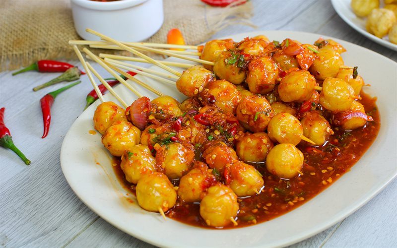 Răng mực chiên nước mắm - Chợ hải sản Đà Nẵng Rang muc chien nuoc mam - cho hai san Da Nang