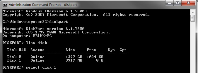 make boot disk windows 7 usb