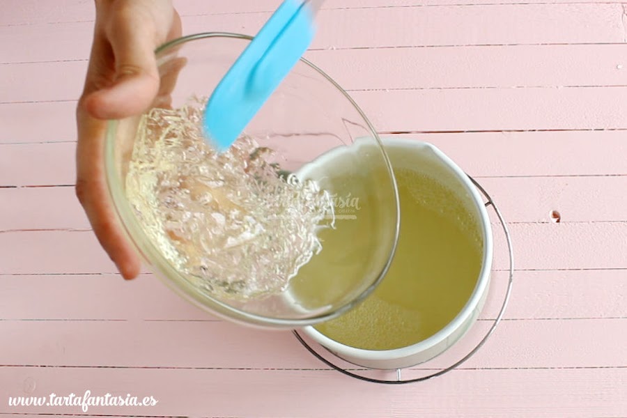 Paso a Paso cobertura Espejo para tartas