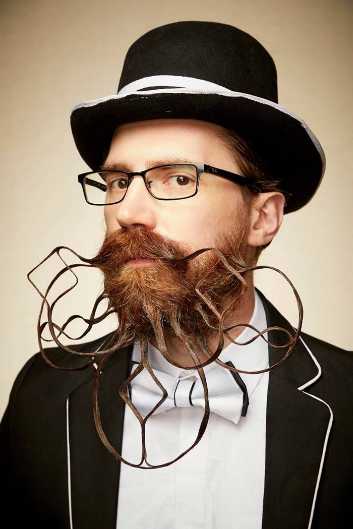 Crazy and creative Beard and Mustache Championship 2019