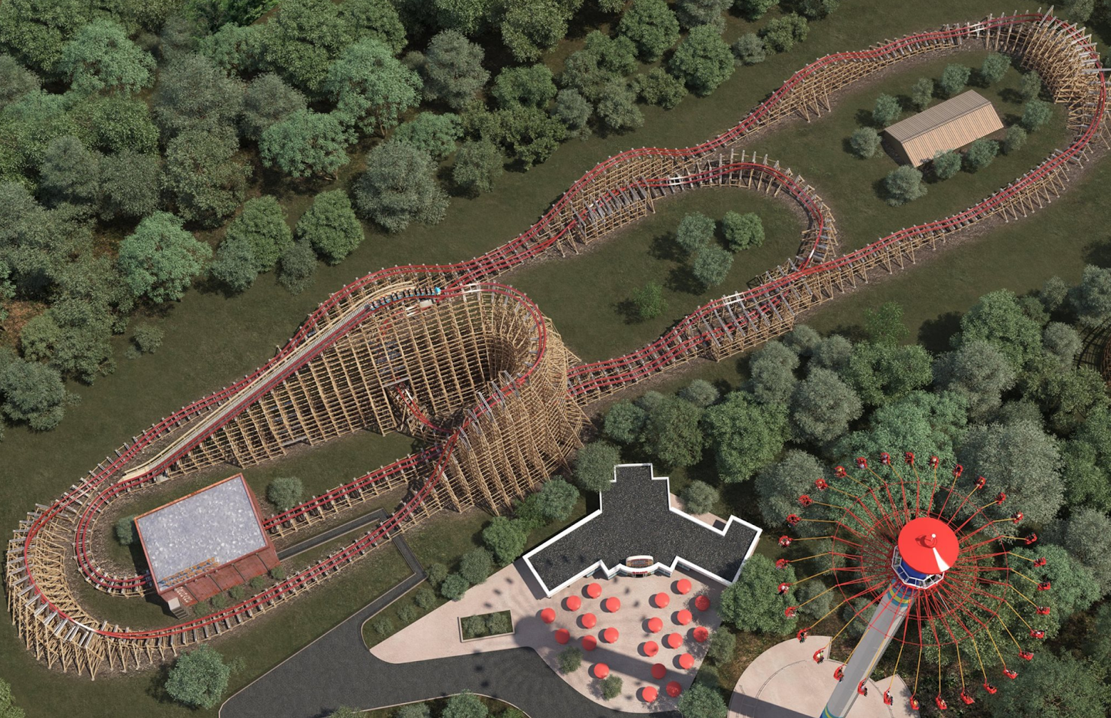 NewsPlusNotes Twisted Timbers Hybrid Coaster + Winterfest Opening at