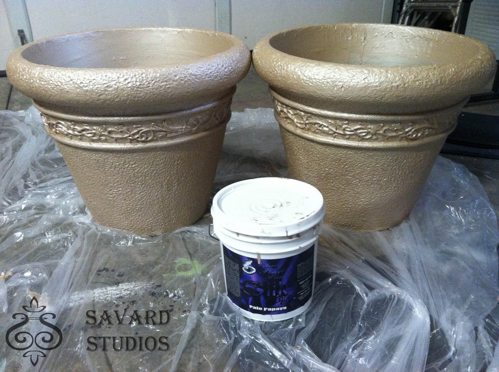 Savard Studios Painted Outdoor Planters An Experiment