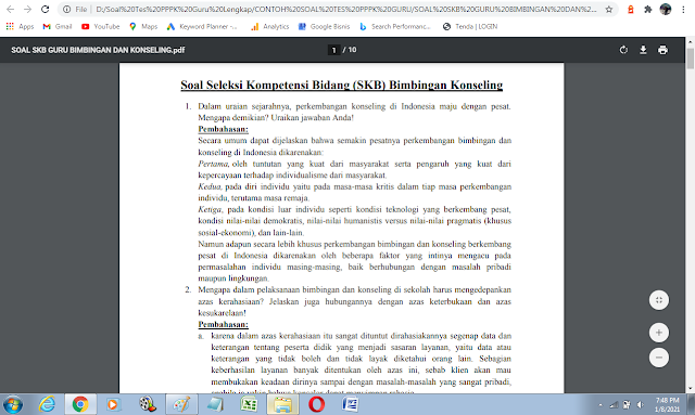 Contoh soal P3K guru bimbingan dan konseling lengkap beserta jawabannya