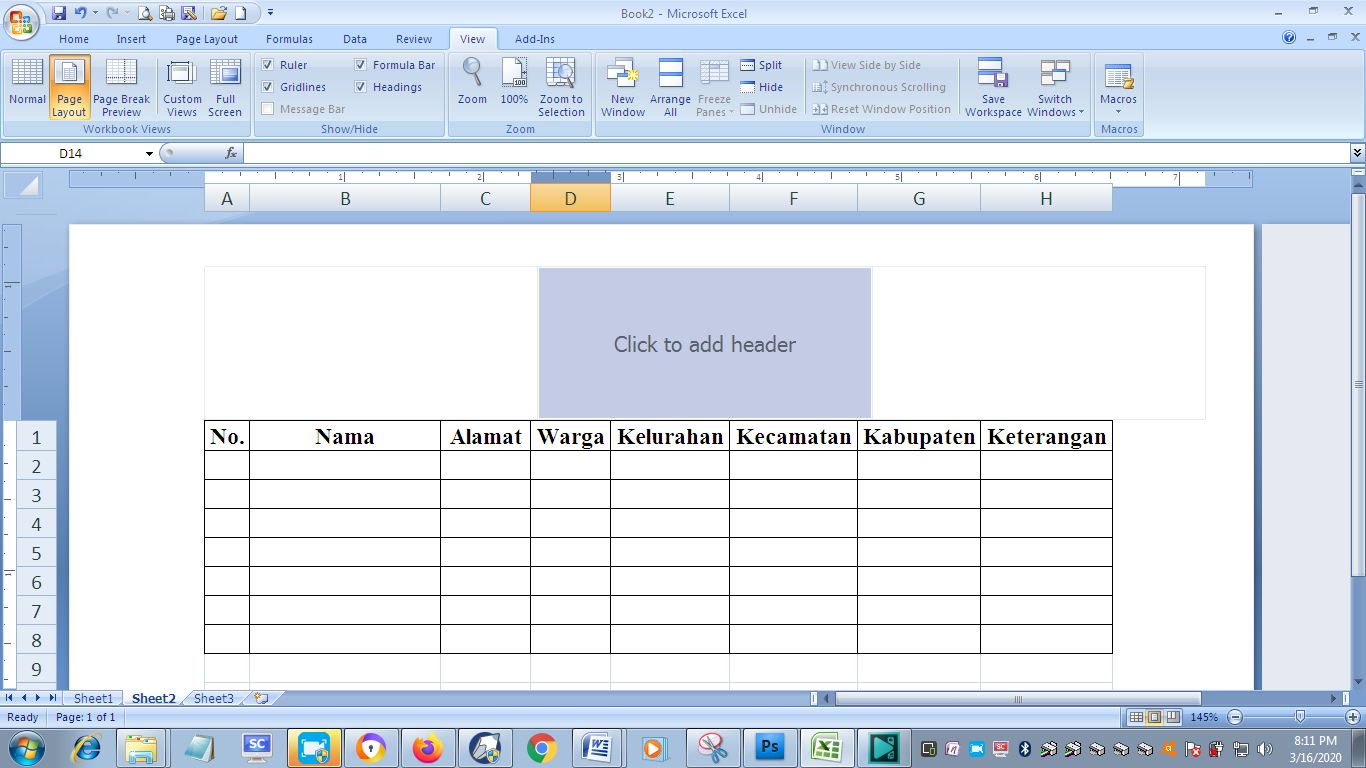 [Tutorial] Cara Membuat Kop Surat Di Microsoft Excel